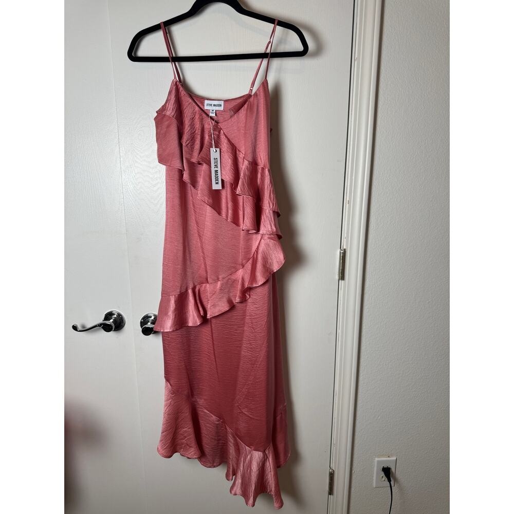 Steve Madden Pink Ruffle Mini Dress - Picture 6 of 8